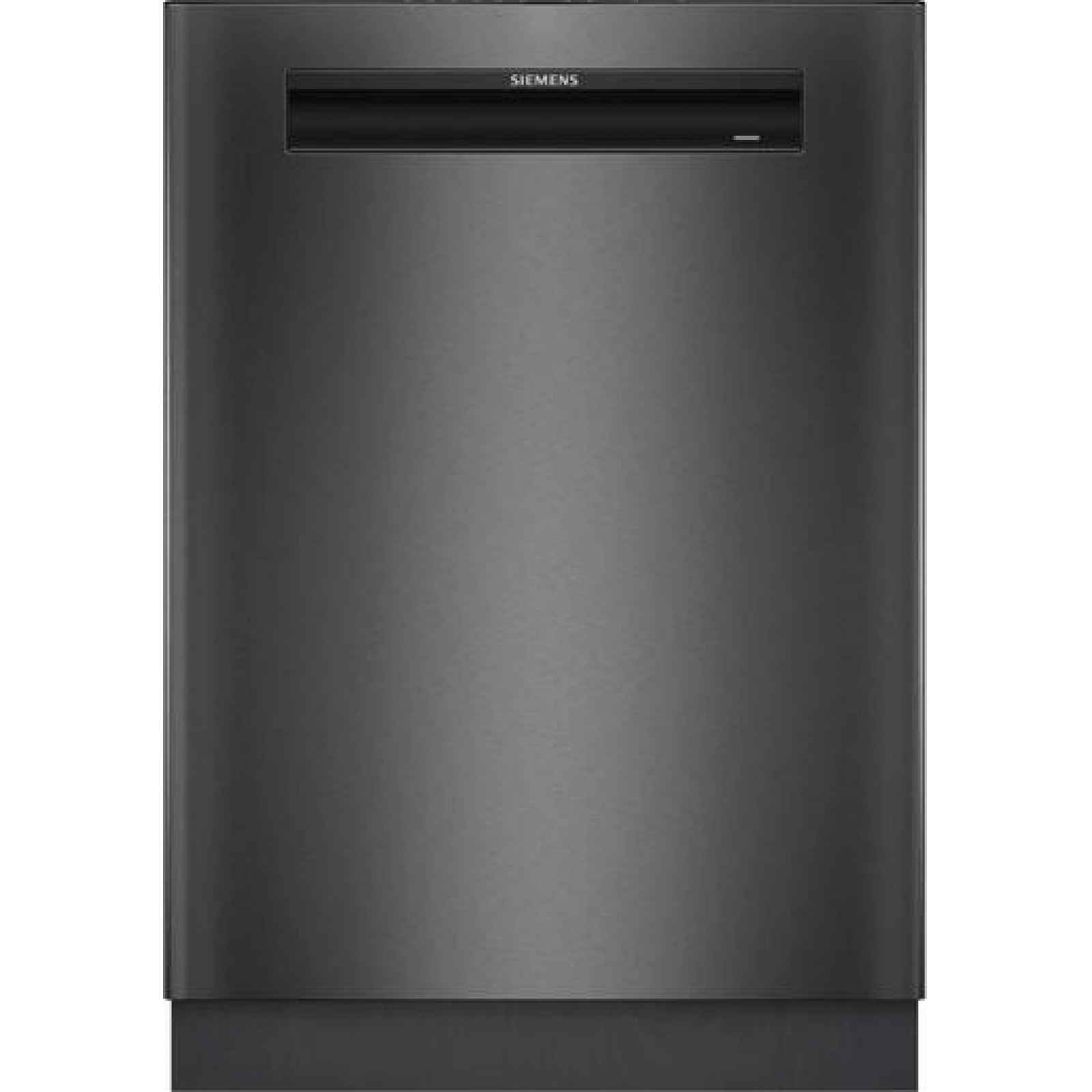 Podstavná myčka nádobí Siemens 60 cm Kartáčovaná černá ocel zabraňuje otiskům prstů SN15ZC01CS