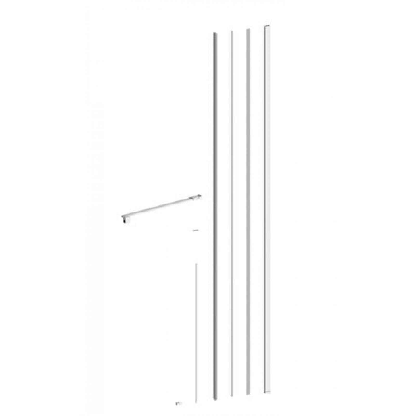 Set pro walk-in SAT Walk-In Xmotion bílá SIKOWIXMPROFILSTB