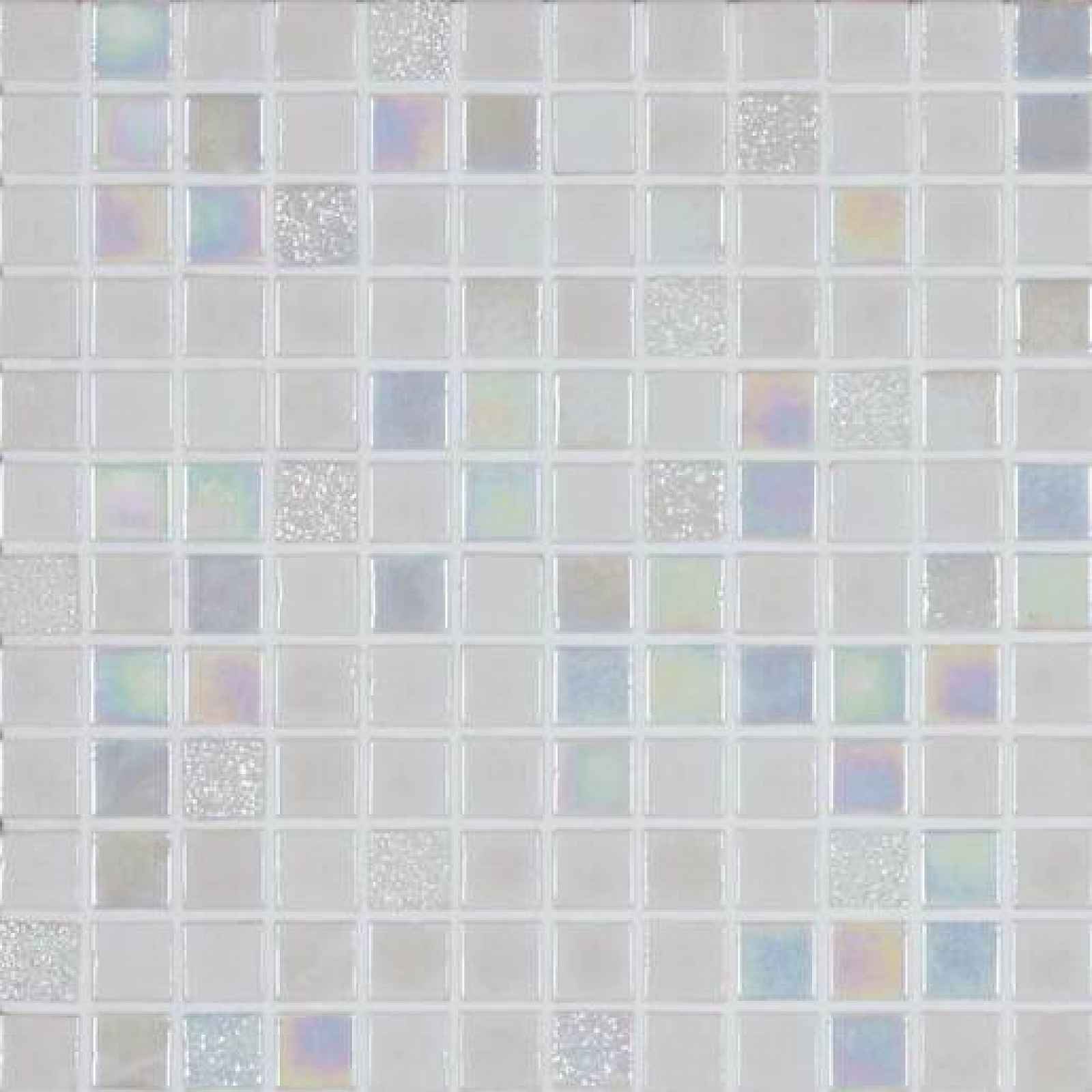 Skleněná mozaika Sundance blanco 30x30 cm mat / lesk SUNDANCEBL