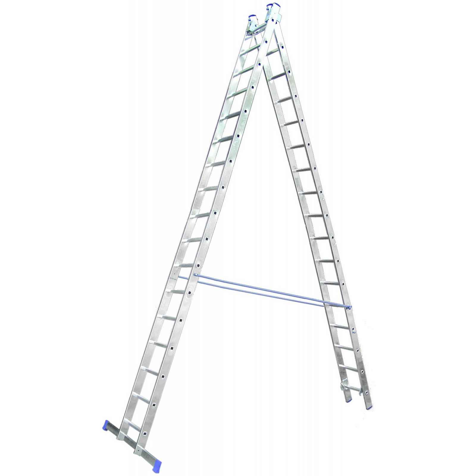 Žebřík hliníkový DEK VHR 2×17 příček