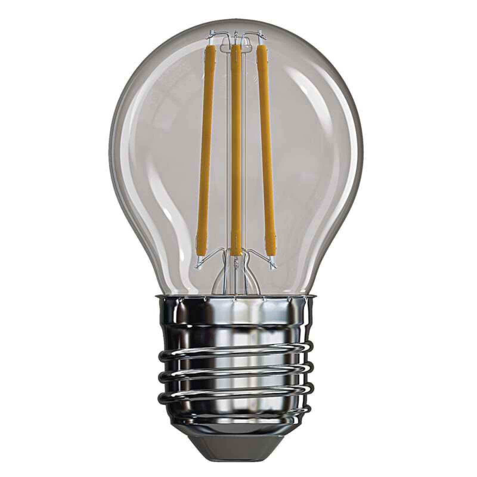 LED žárovka Emos Z74241, E27, 4W, kulatá, retro, neutrální bílá