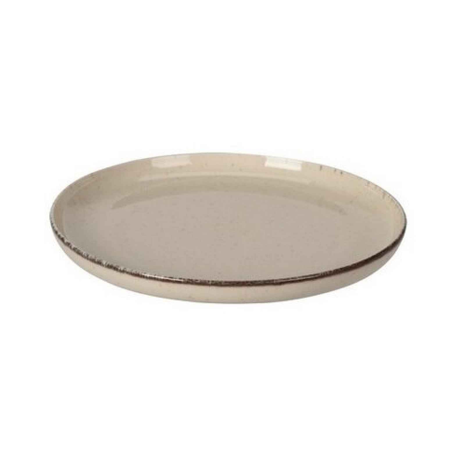 EH Porcelánový dezertní talíř Beige, 19 cm