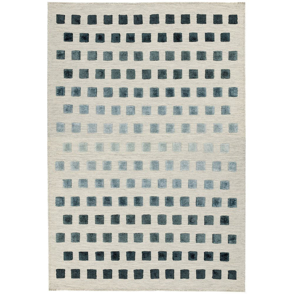 Koberec Asiatic Carpets Theo Silvery Squares, 120 x 170 cm