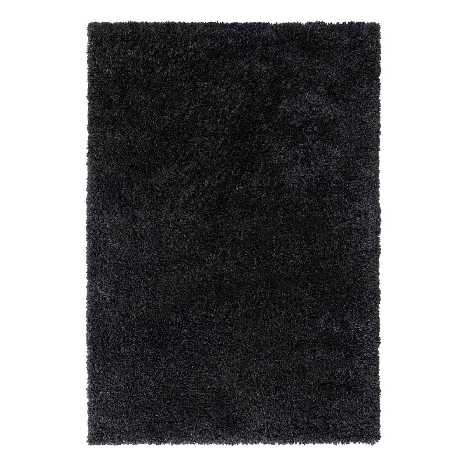 Černý koberec Flair Rugs Sparks, 80 x 150 cm