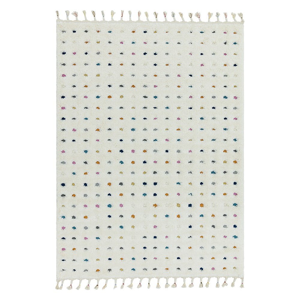 Béžový koberec Asiatic Carpets Dotty Multi, 80 x 150 cm