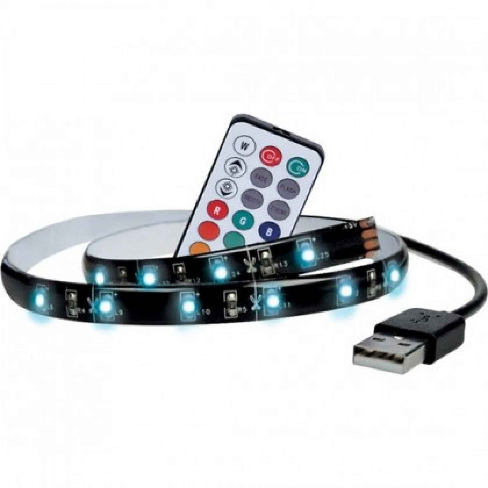 LED RGB pásek pro TV Solight WM504, 2x50cm, USB, dálkový ovladač