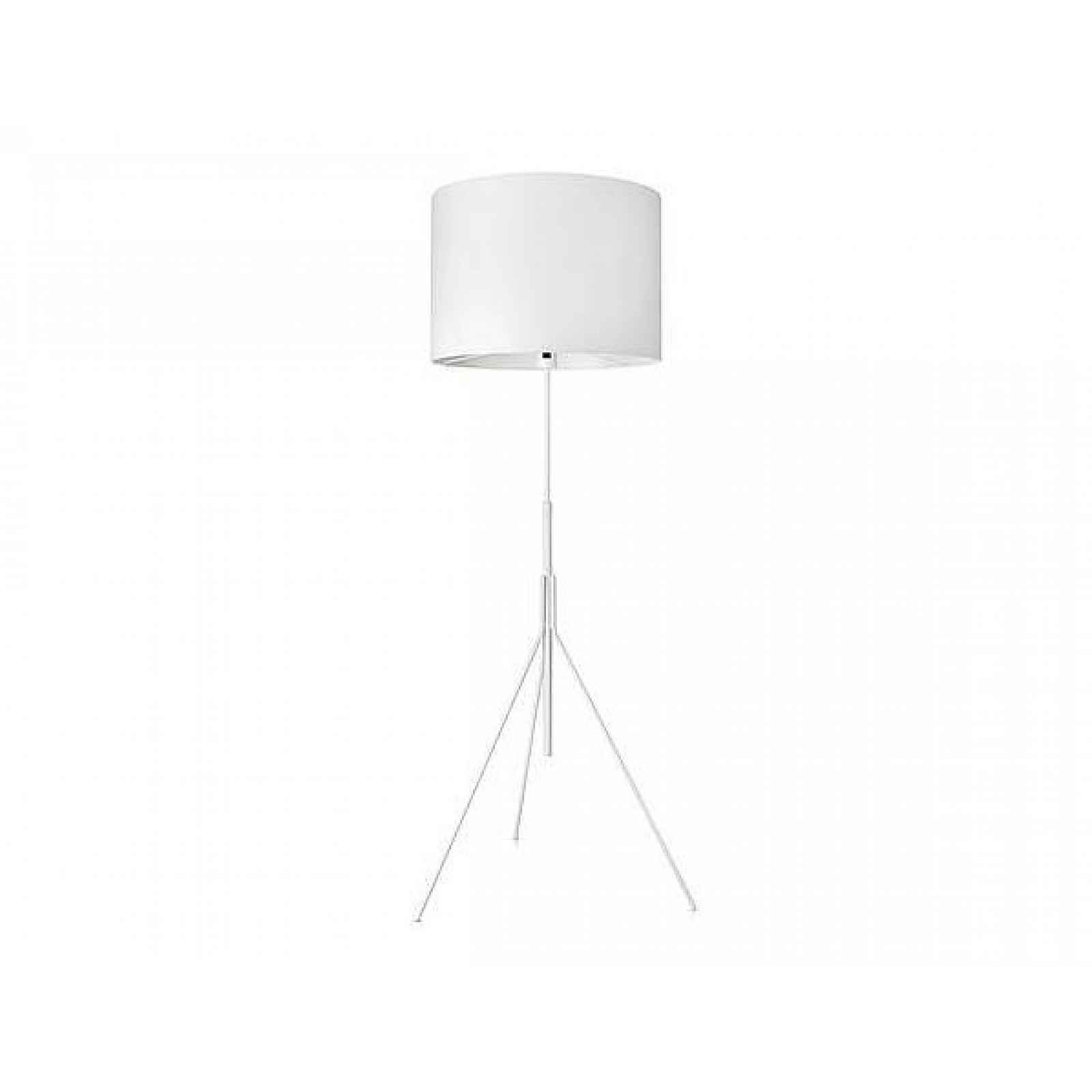 Bílá stojací lampa Markslöjd Sling, ø 52 cm