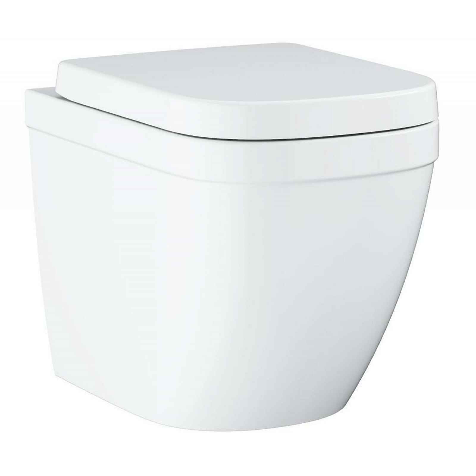 Wc s prkénkem softclose stojící Grohe Euro Ceramic alpská bílá zadní odpad 39839000