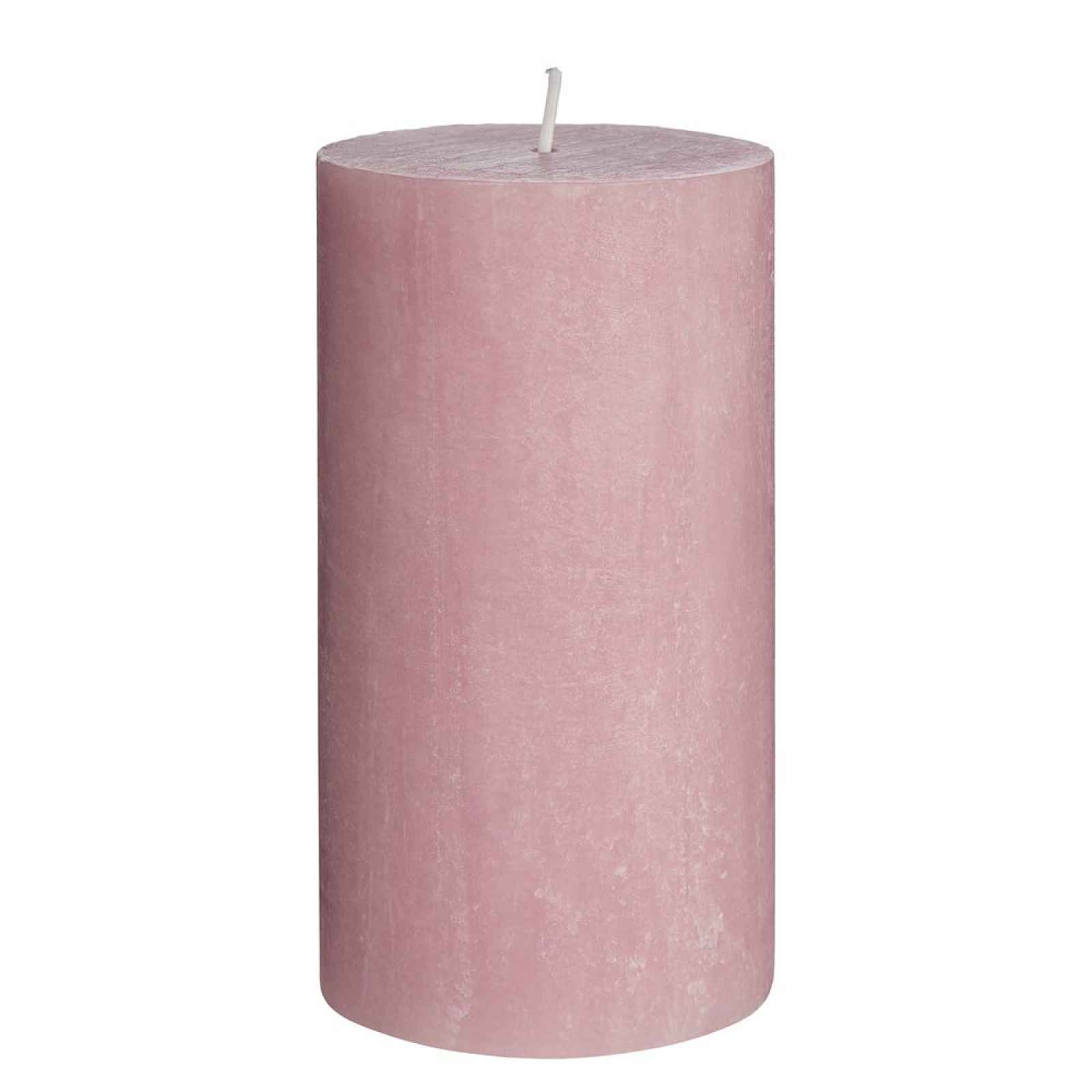 Butlers RUSTIC Svíčka 13 cm - sv. růžová