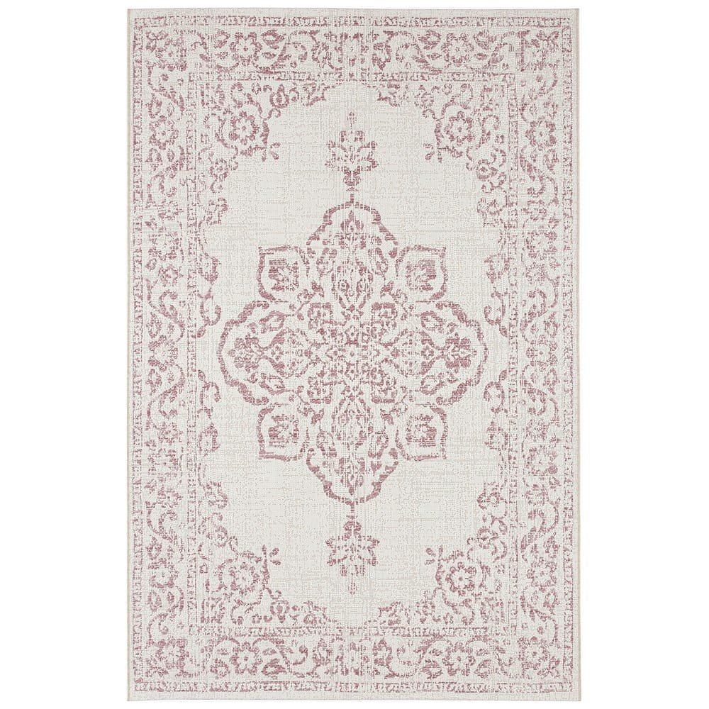 Červeno-krémový venkovní koberec Bougari Tilos, 160 x 230 cm