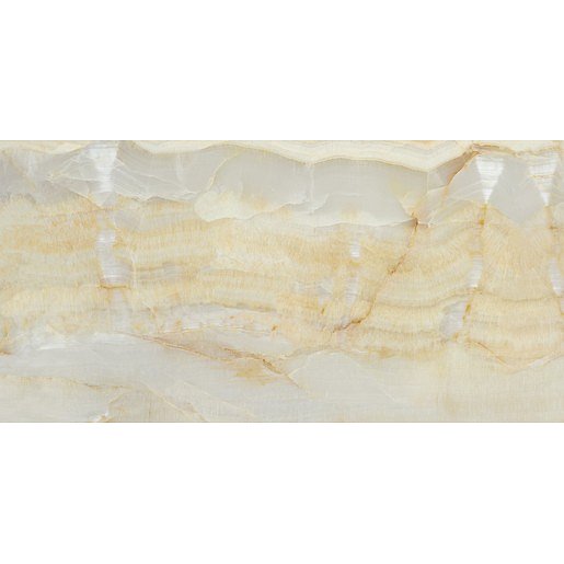 Dlažba Graniti Fiandre Marmi Maximum Gold Onyx 75x150 cm leštěná MML256715