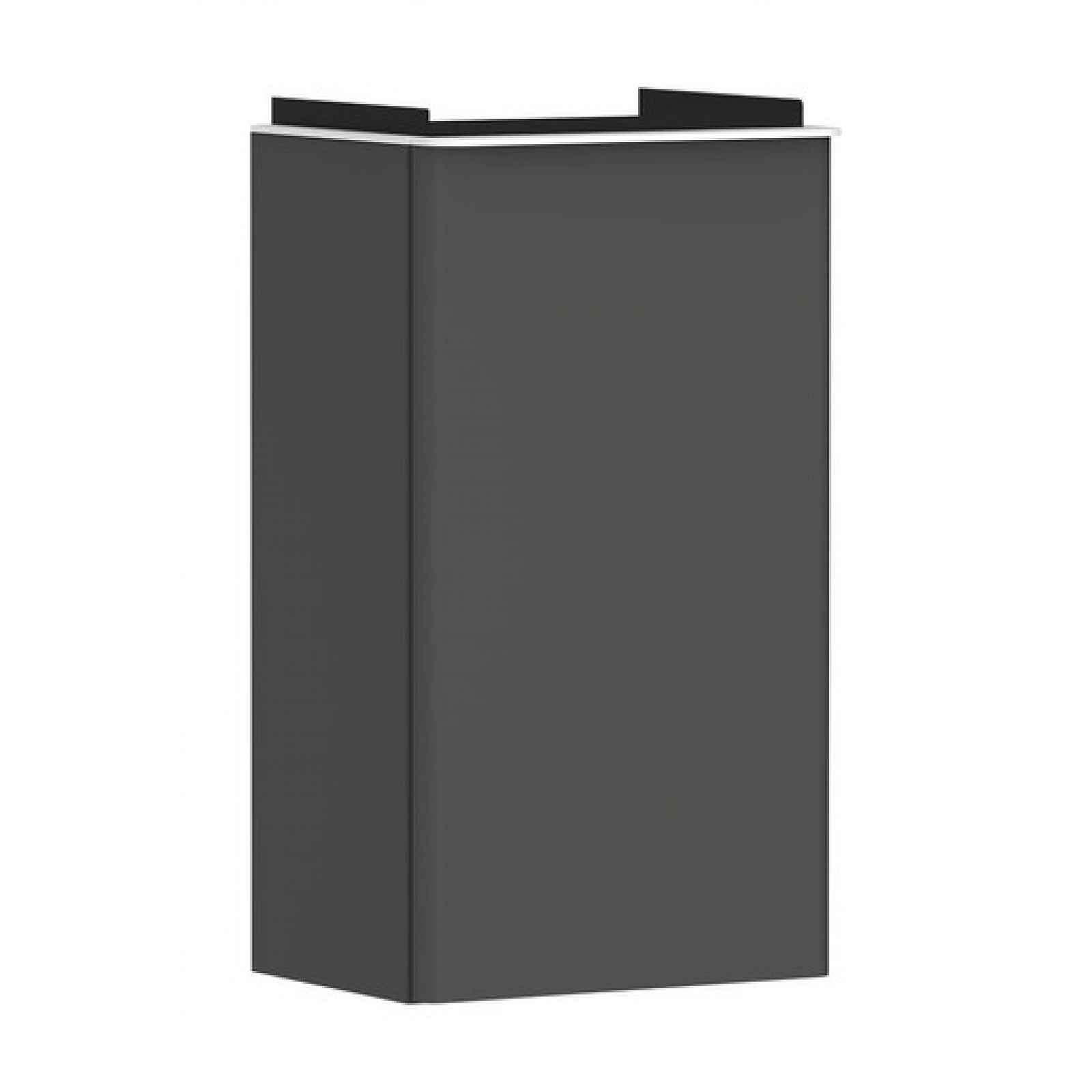 Skříňka pod umyvadlo bez umyvadla Hansgrohe Xelu Q 34x62,5x24,5 cm šedá matná 54012700