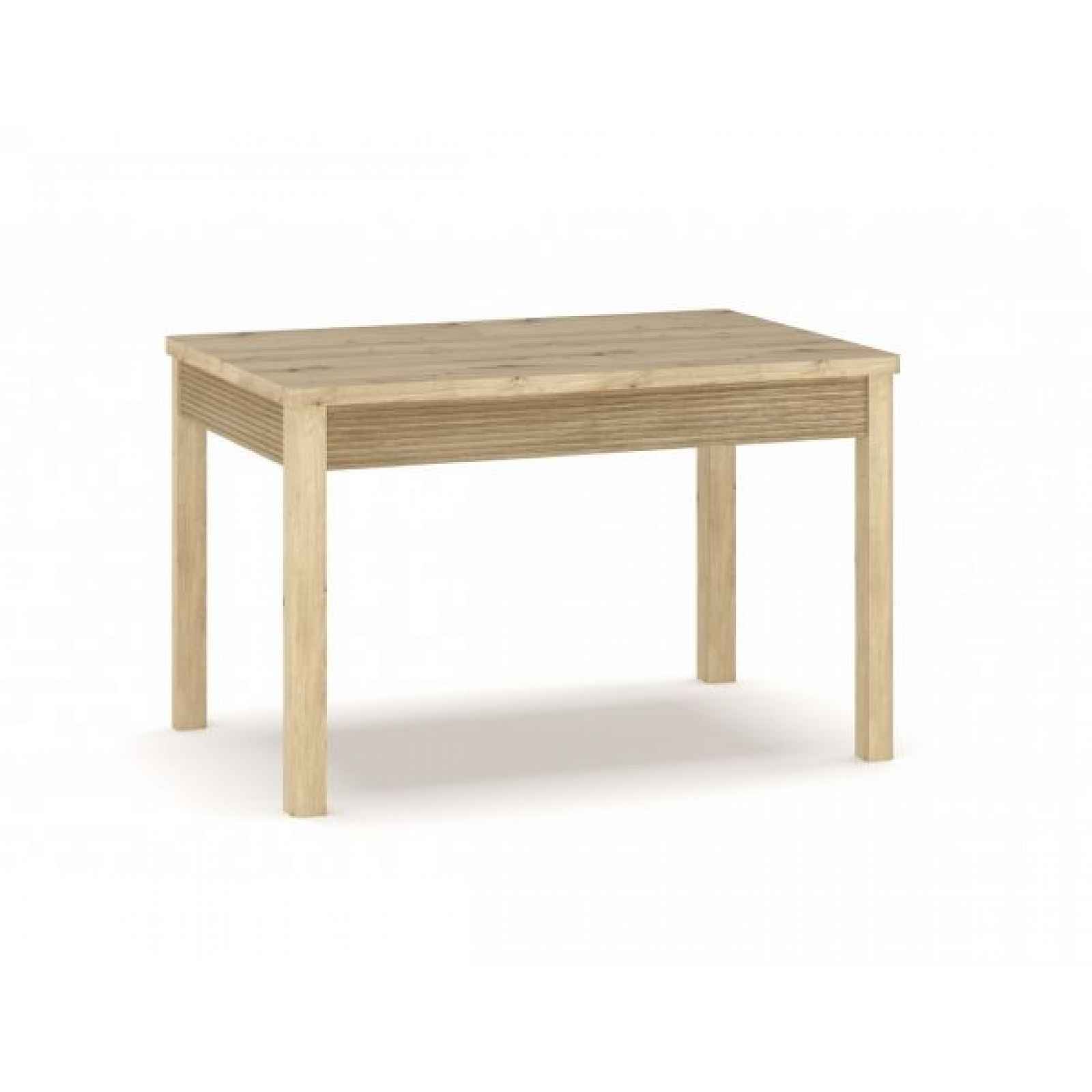 Rozkládací stůl MORIS, dub artisan, 120x80 cm