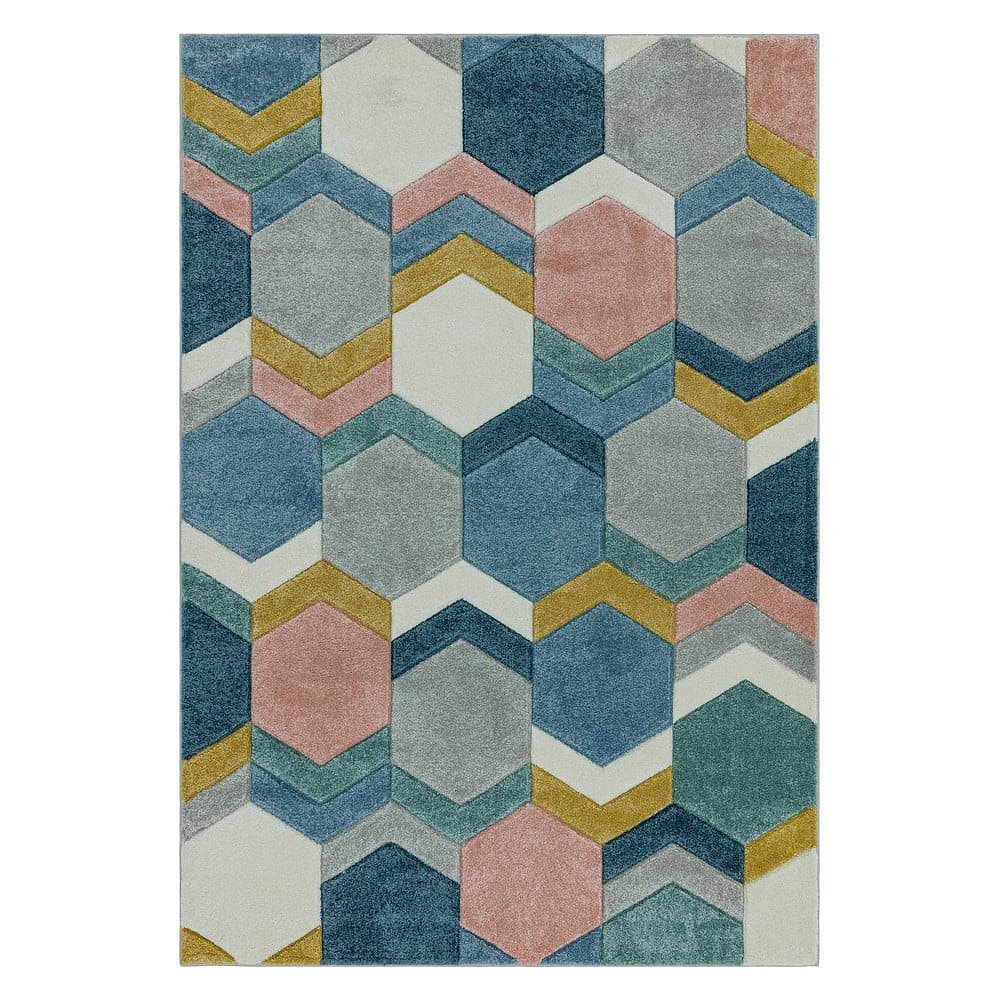 Koberec Asiatic Carpets Hexagon Multi, 120 x 170 cm