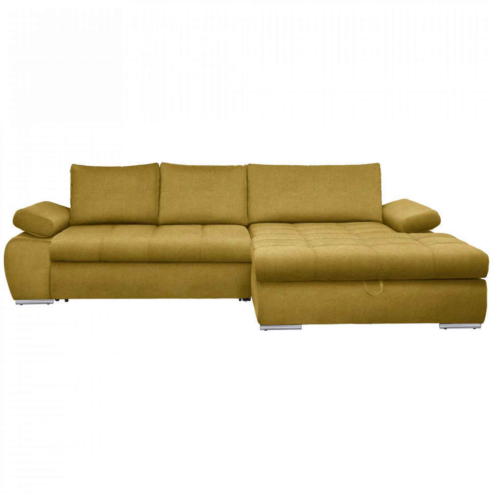 Carryhome ROHOVÁ SEDAČKA, textil, žlutá - 002300011408