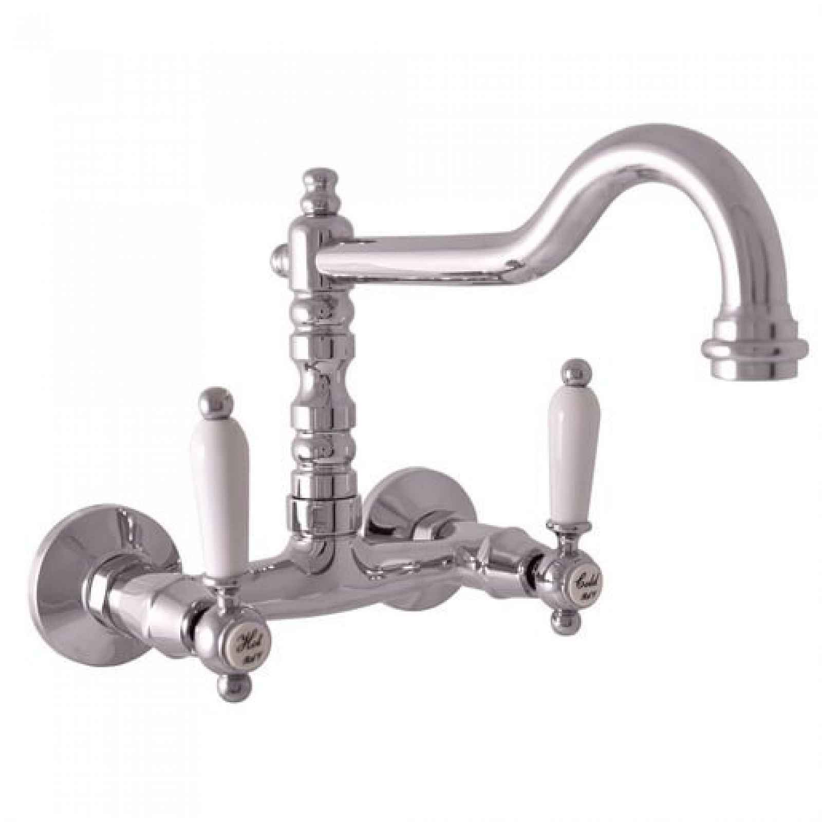 Dřezová baterie RAV SLEZÁK Morava 100 mm chrom MK502.0/28