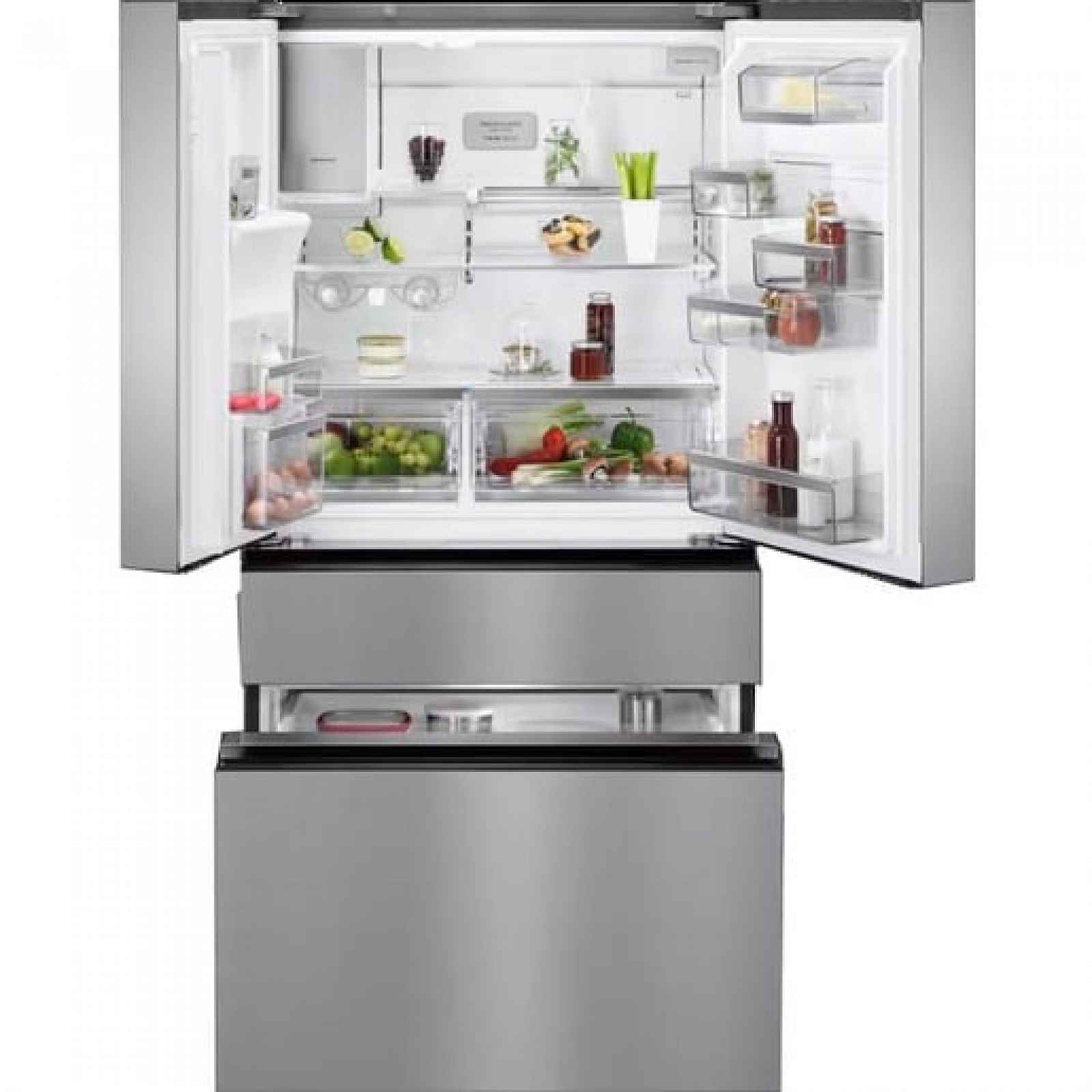 AEG volně stojící vícedveřová chladnička 9000 MultiSwitch No Frost CustomFlex RMB954E9VX