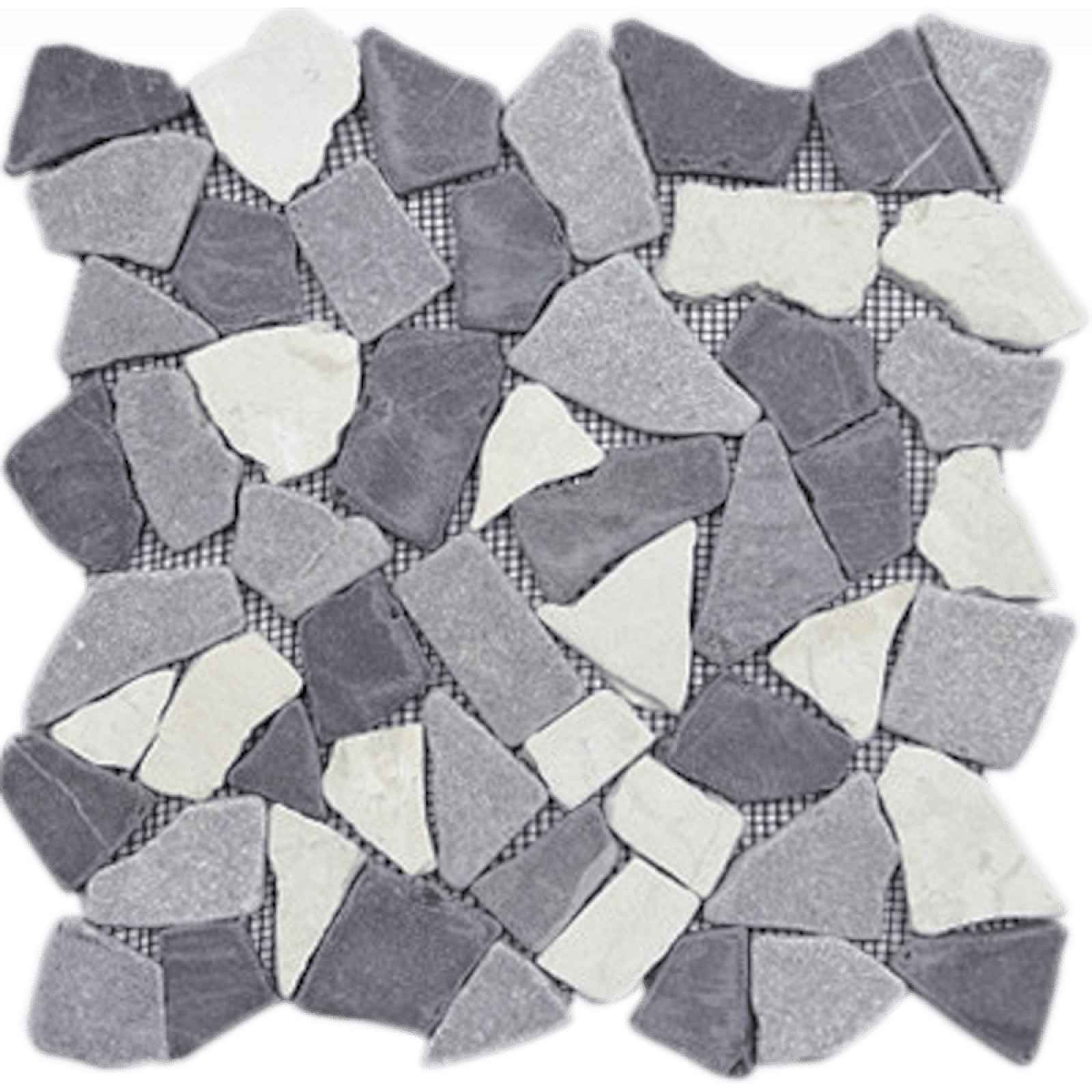Kamenná mozaika Piedra noa gris 30x30 cm mat PIEDRANOAGR