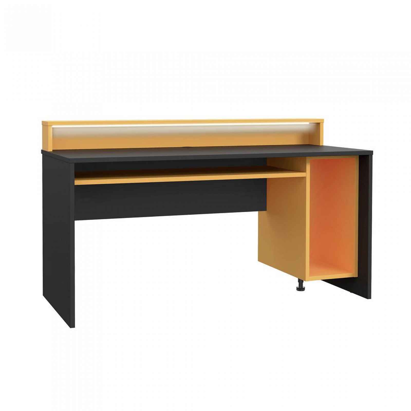 Herní stůl Tezaur Oranžová/černá Tezaur Š:160cm