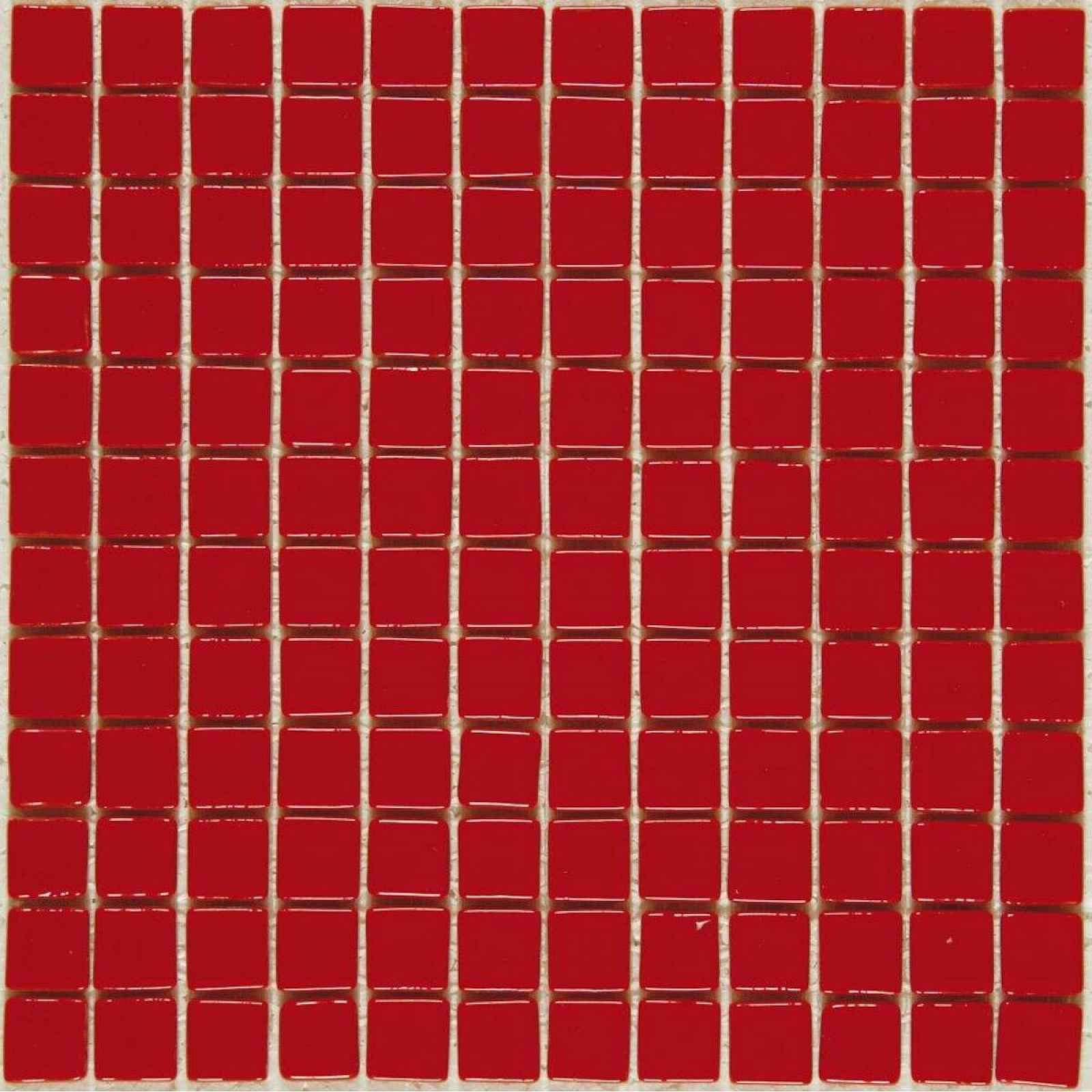 Skleněná mozaika Monocolores rojo 30x30 cm lesk MC902