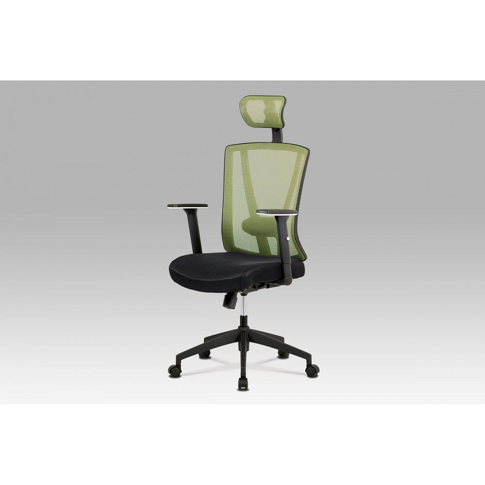 Kancelářská židle, černá/zelená - 64 x 63 x 122-130 cm