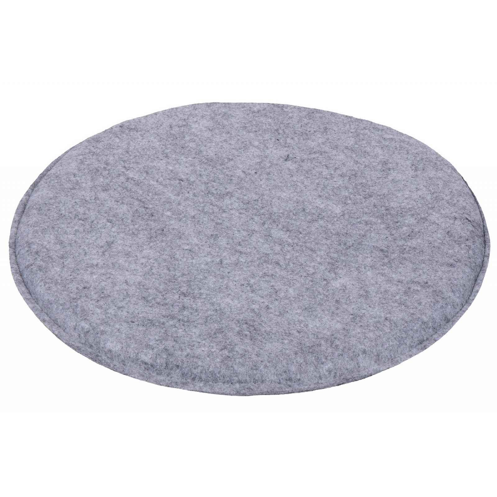 Podsedák na židle Davos, šedý, kulatý 38 cm