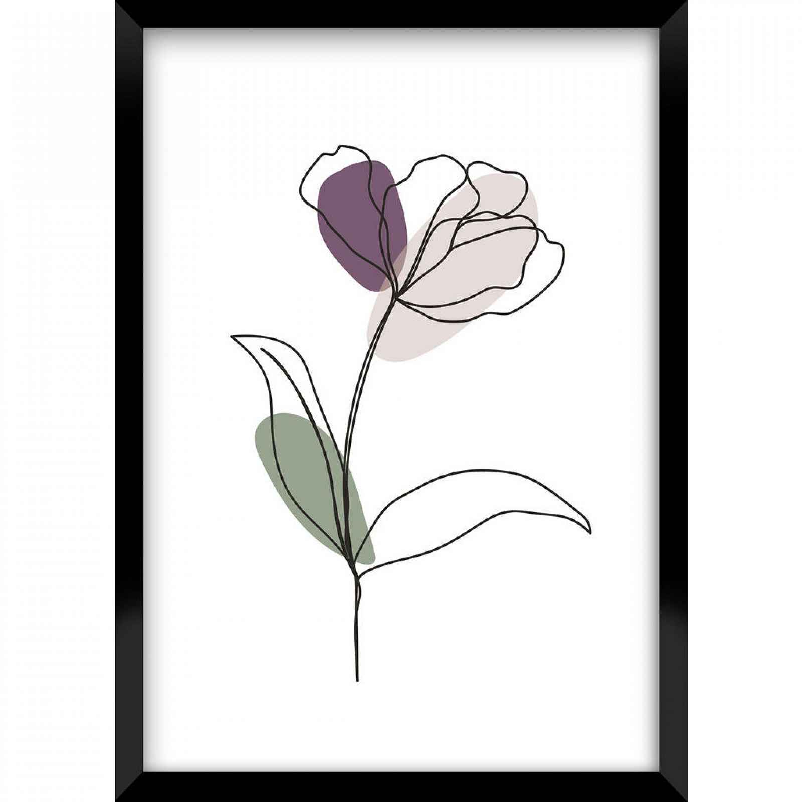 XXXLutz OBRAZ NA PLÁTNĚ, květiny, 50/70 cm Monee - Obrazy na plátně - 0050900273