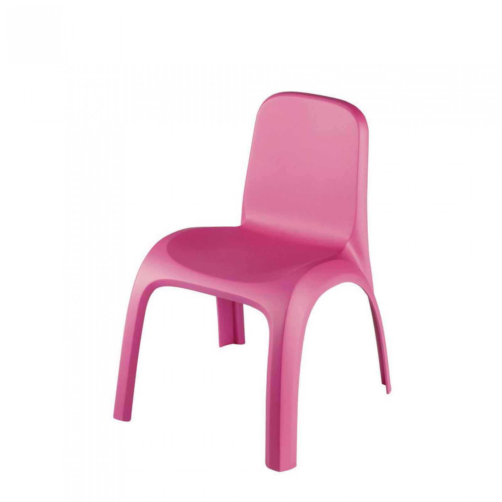 Růžová dětská židle Curver