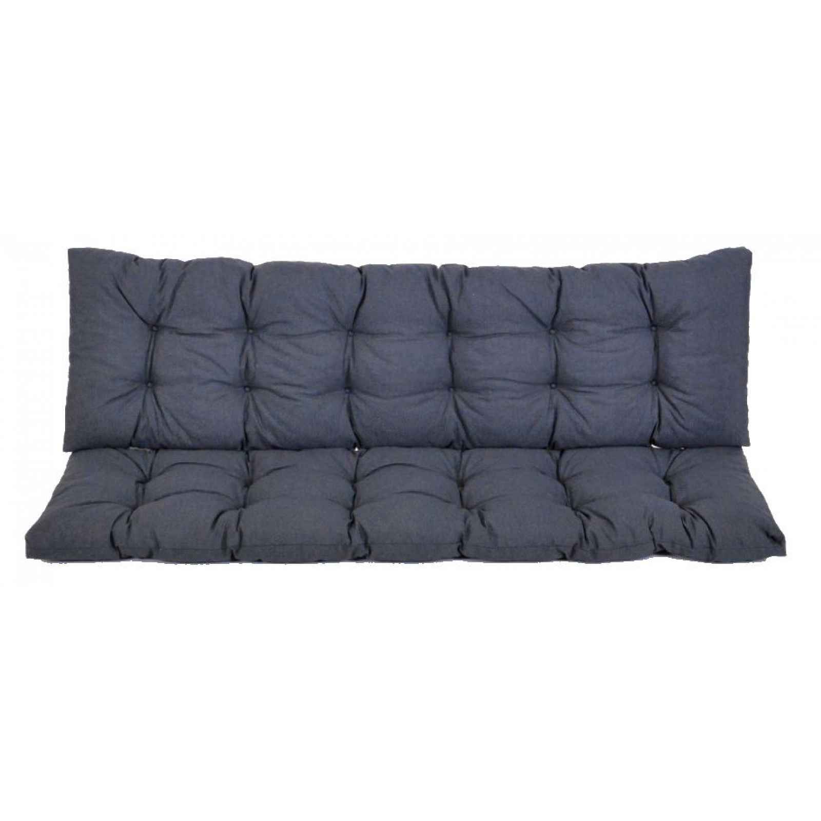 Poduška na lavici PREMIUM 180 x 45 cm, tmavě šedá