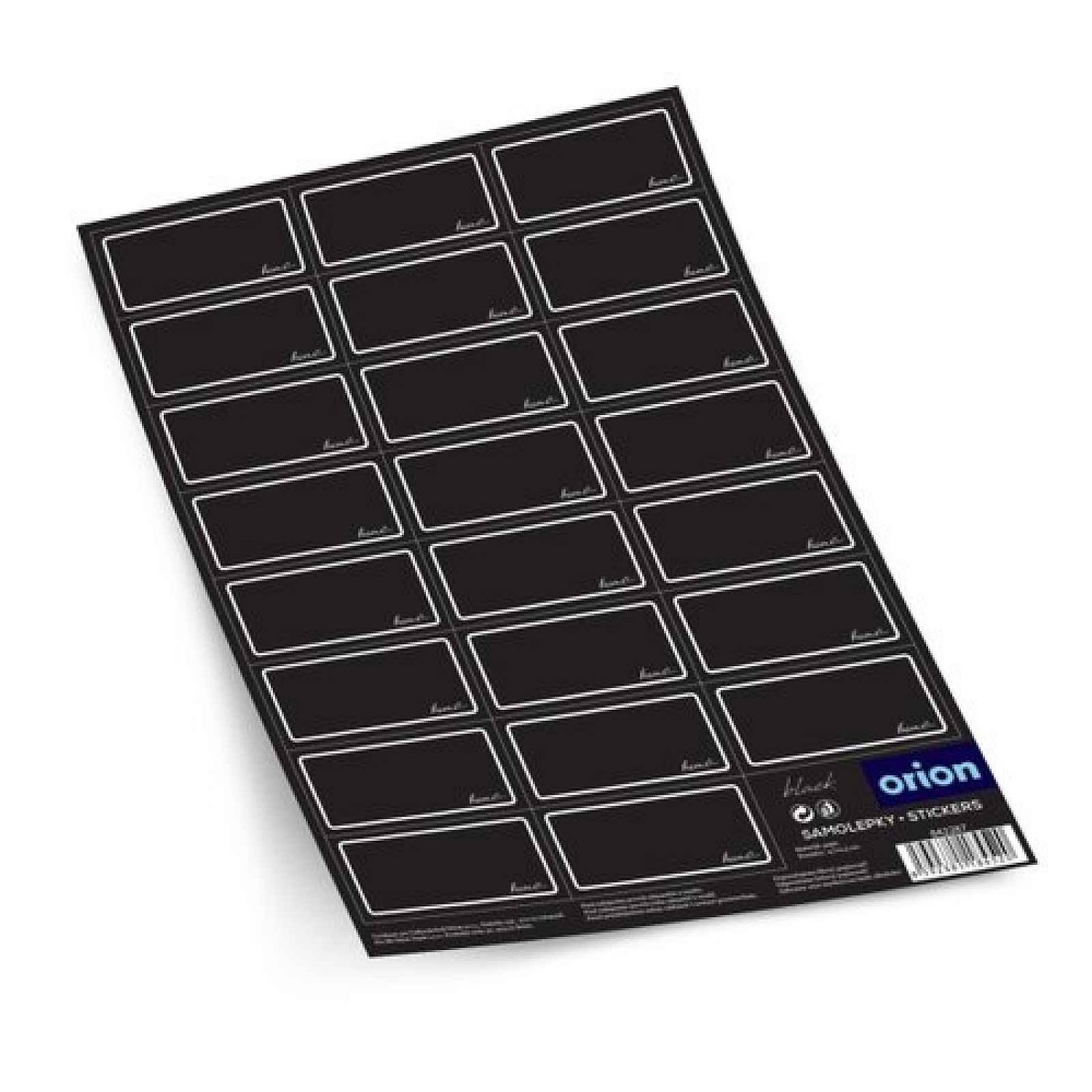 Orion samolepky na ko enky black obd pr zdn 23 viame cz