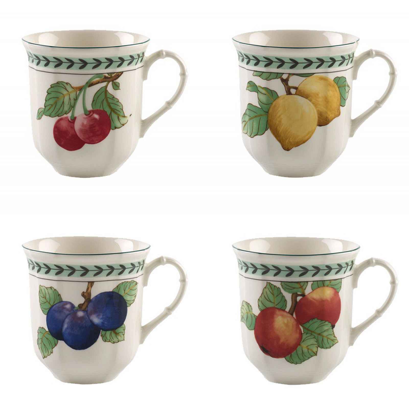 Villeroy & Boch French Garden Modern Fruits sada 4 hrnků, 0,48 l 10-4247-8625