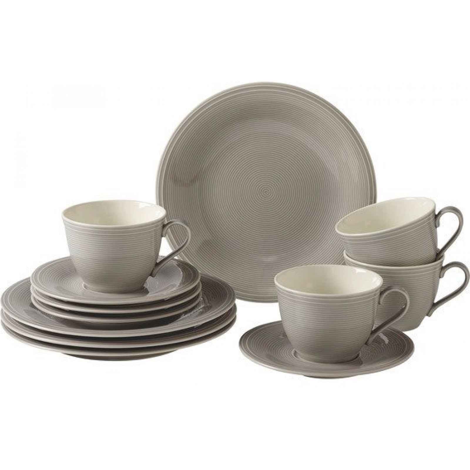 Villeroy & Boch Like Color Loop Stone porcelánový kávový servis, 12 ks 19-5282-9014