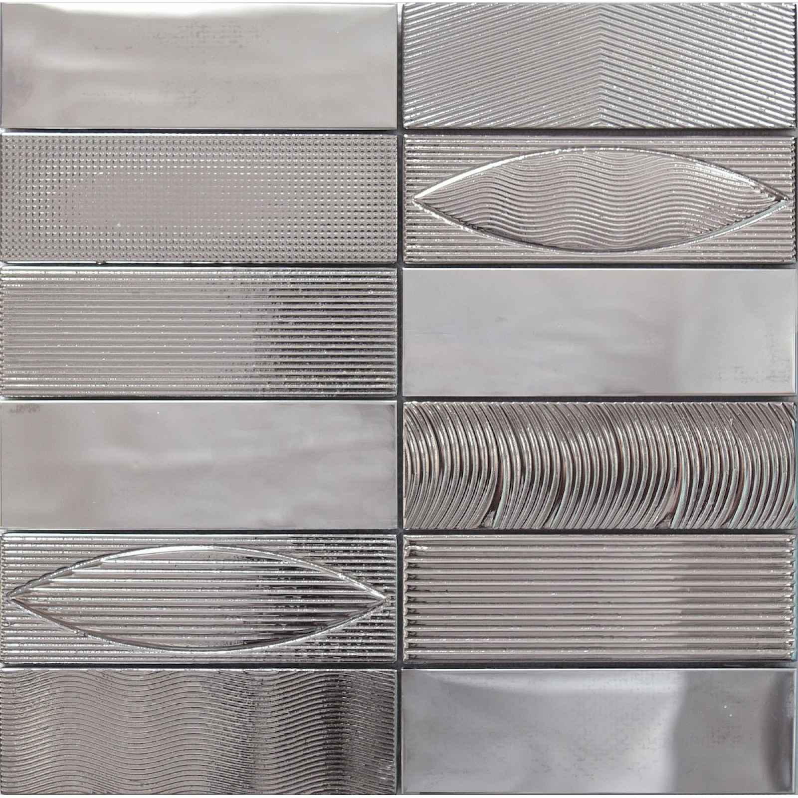 Mozaika Geo inox 30x30 cm lesk GEOIN