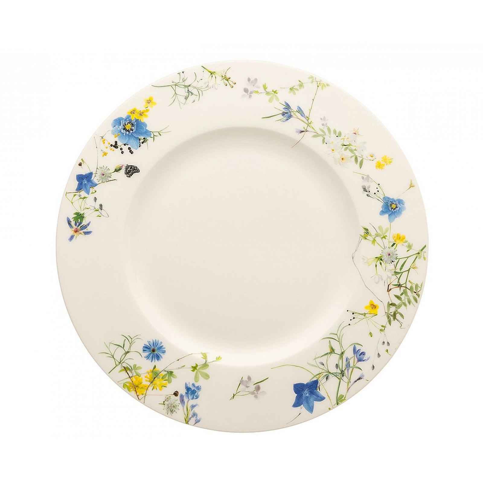 Rosenthal Fleurs des Alpes dezertní talíř s okrajem, 23 cm