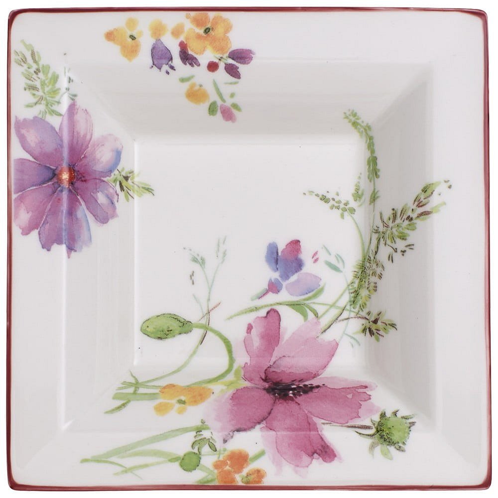 Hranatá porcelánová miska s motivem květin Villeroy & Boch Mariefleur Gifts