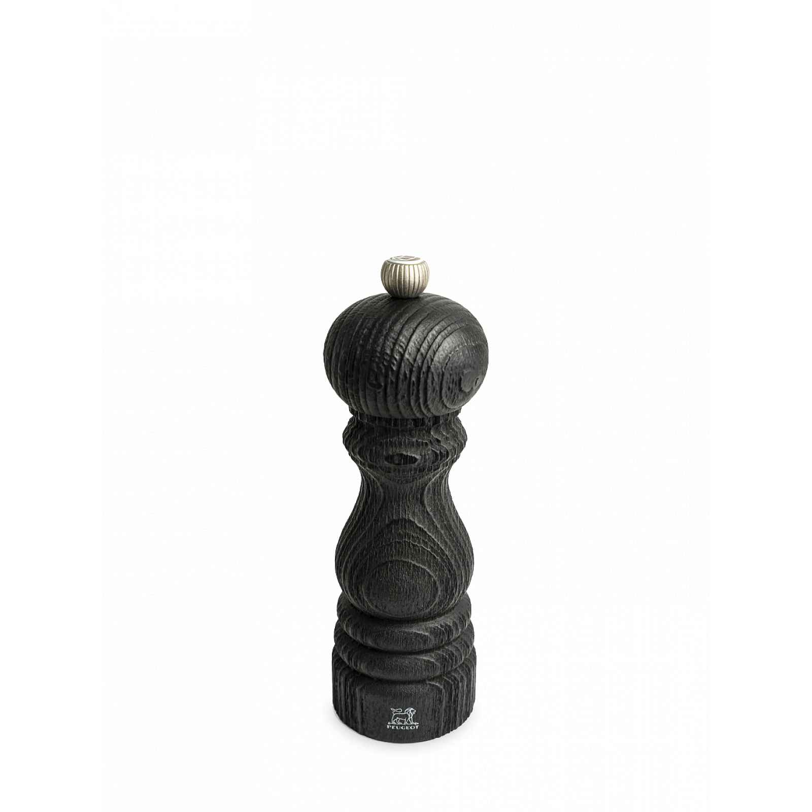 Peugeot Dřevěný mlýnek na sůl Paris Nature, 18 cm, černý 41410