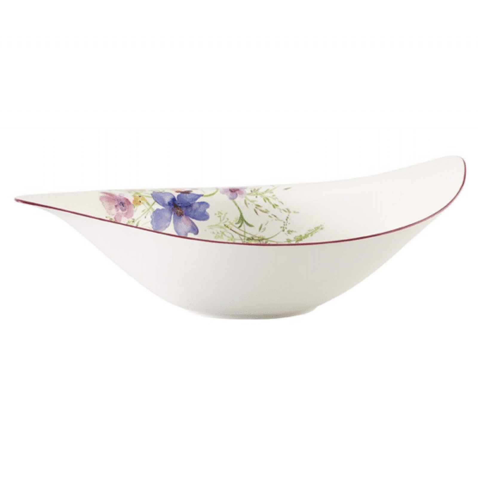 Bílá porcelánová salátová mísa s motivem květin Villeroy & Boch Mariefleur Serve, 3,8 l