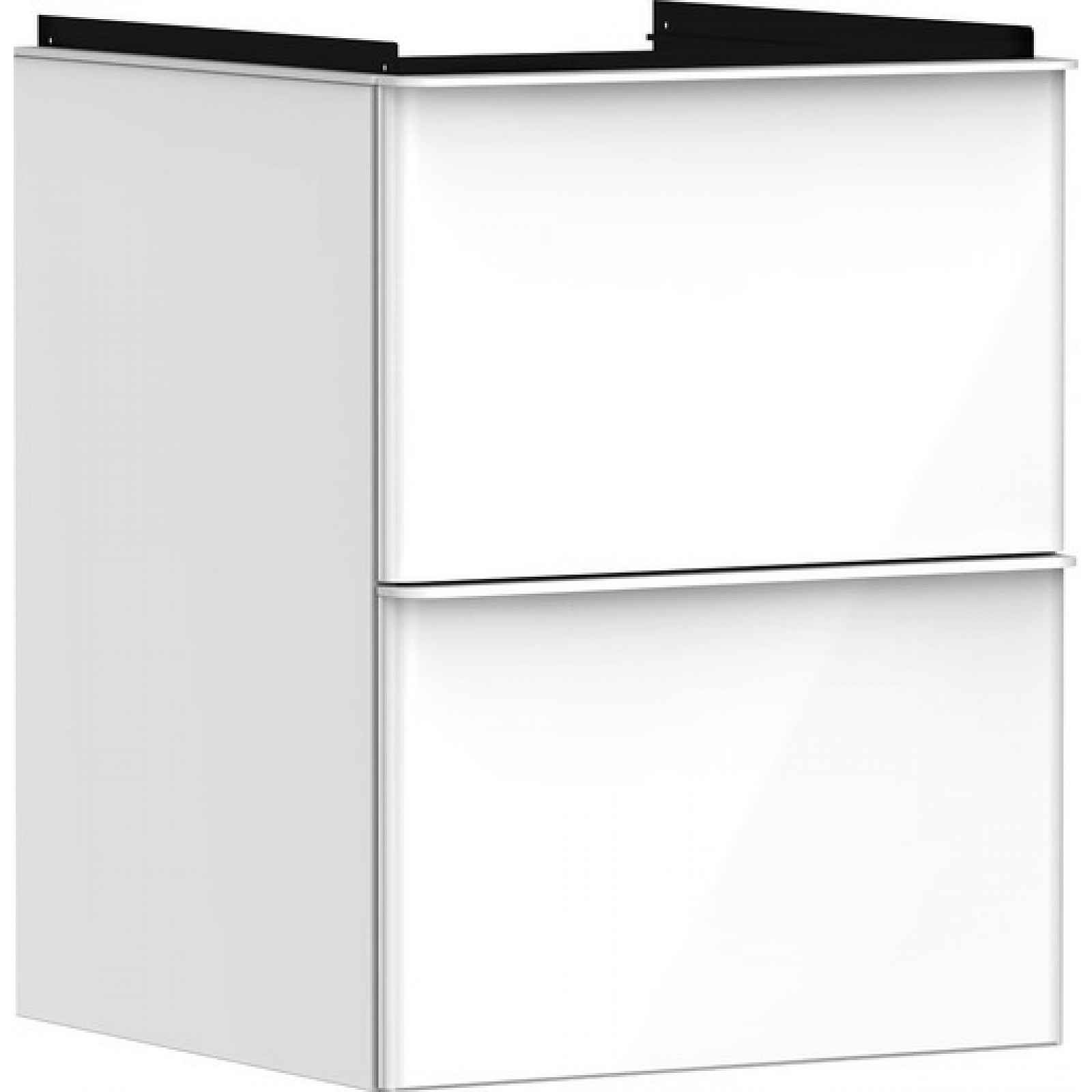 Skříňka pod umyvadlo bez umyvadla Hansgrohe Xelu Q 48x62,5x47,5 cm bílá lesklá 54019700