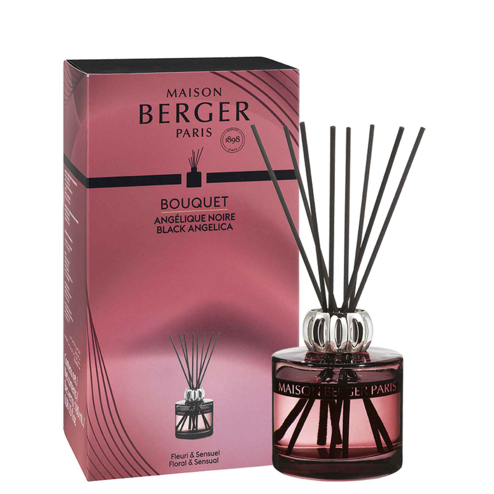 Maison Berger Paris Aroma difuzér Duality, Černá Angelika 180 ml 6903