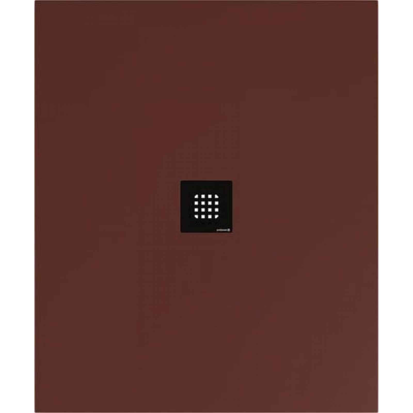 Sprchová vanička obdélníková Polysan Flexia 120x100 cm litý mramor hnědá 71563.71