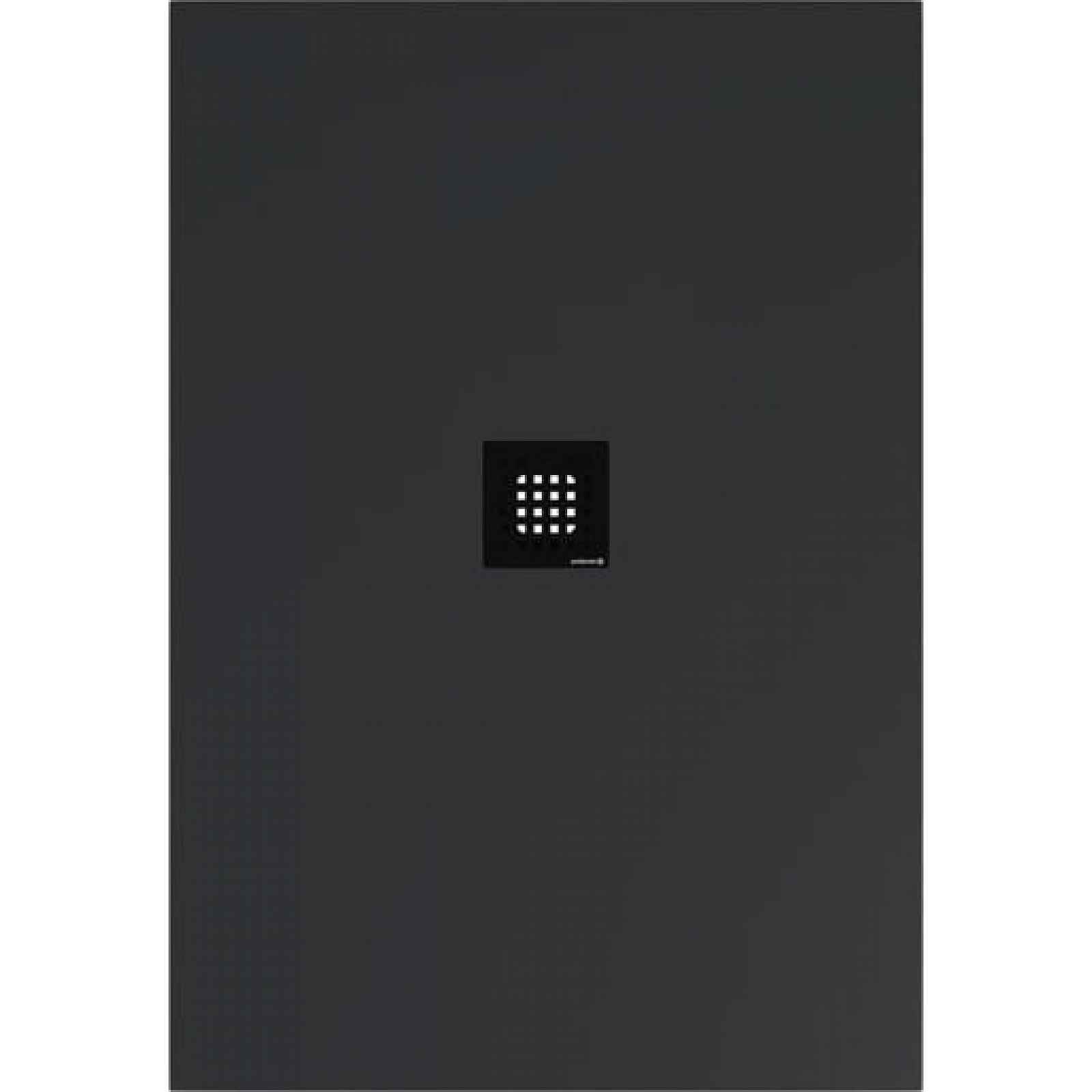 Sprchová vanička obdélníková Polysan Flexia 130x90 cm litý mramor antracit 72896.51