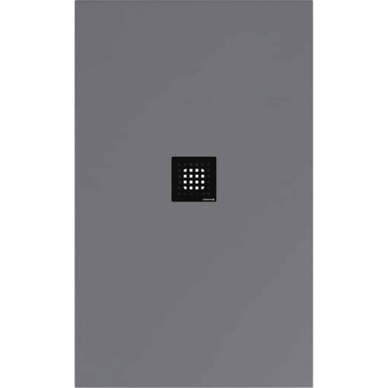 Sprchová vanička obdélníková Polysan Flexia 130x80 cm litý mramor šedá 72899.31