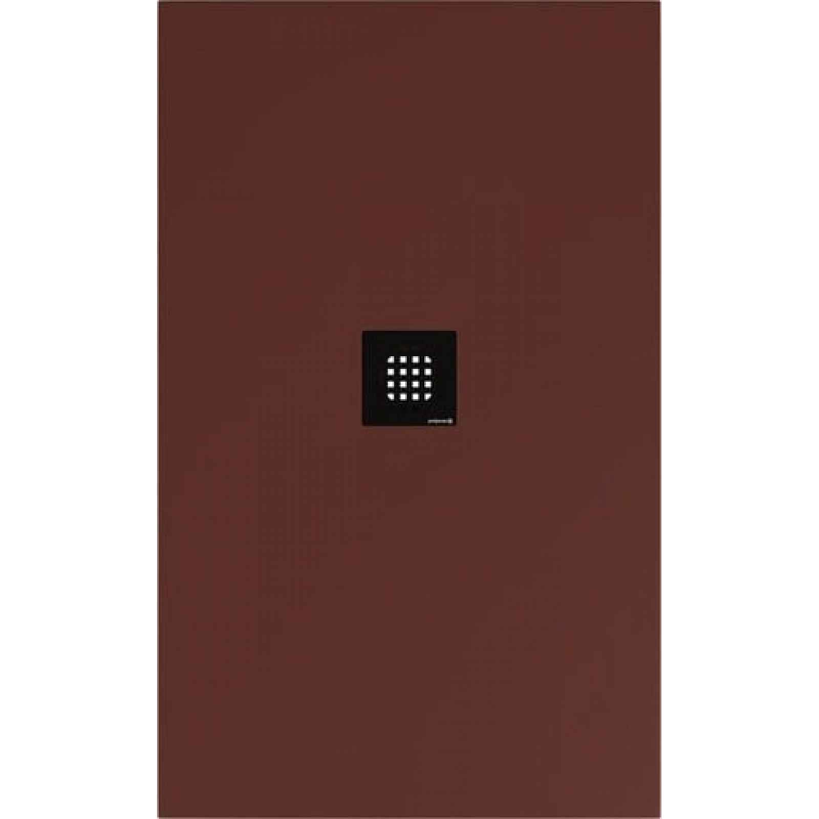 Sprchová vanička obdélníková Polysan Flexia 130x80 cm litý mramor hnědá 72899.71