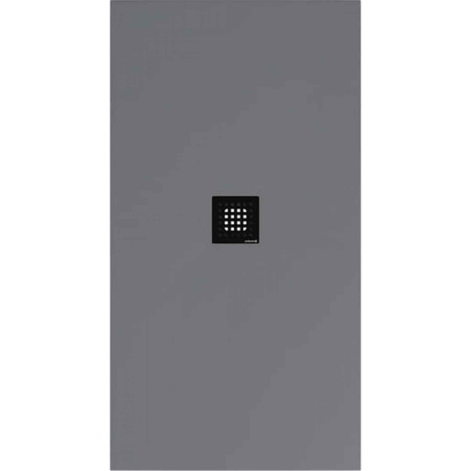 Sprchová vanička obdélníková Polysan Flexia 150x80 cm litý mramor šedá 72901.31
