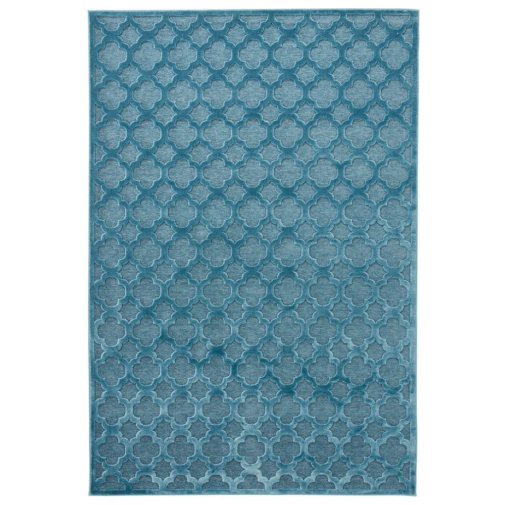 Modrý koberec z viskózy Mint Rugs Bryon, 160 x 230 cm