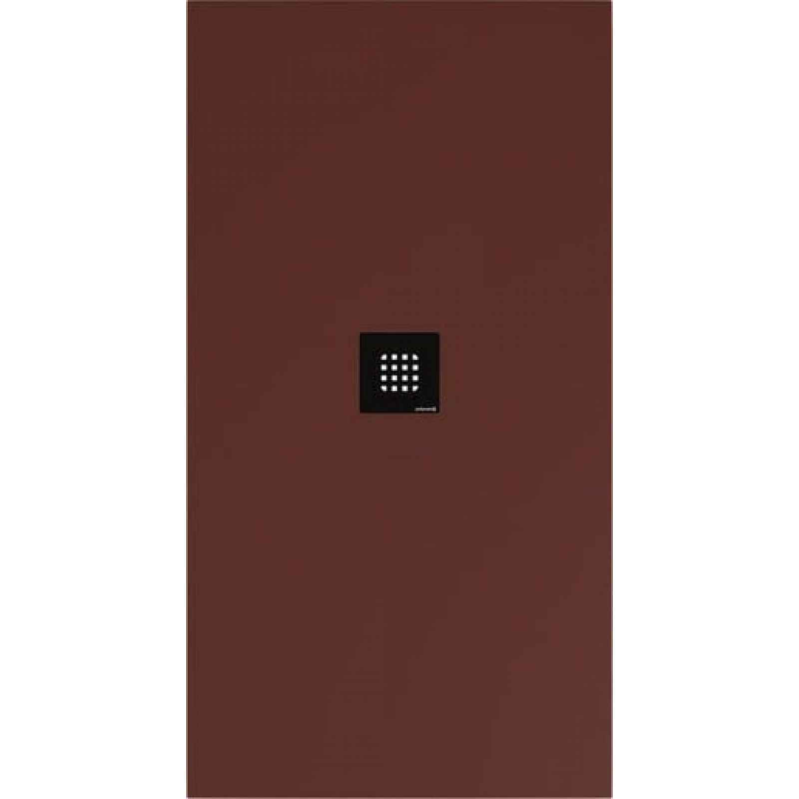 Sprchová vanička obdélníková Polysan Flexia 150x80 cm litý mramor hnědá 72901.71