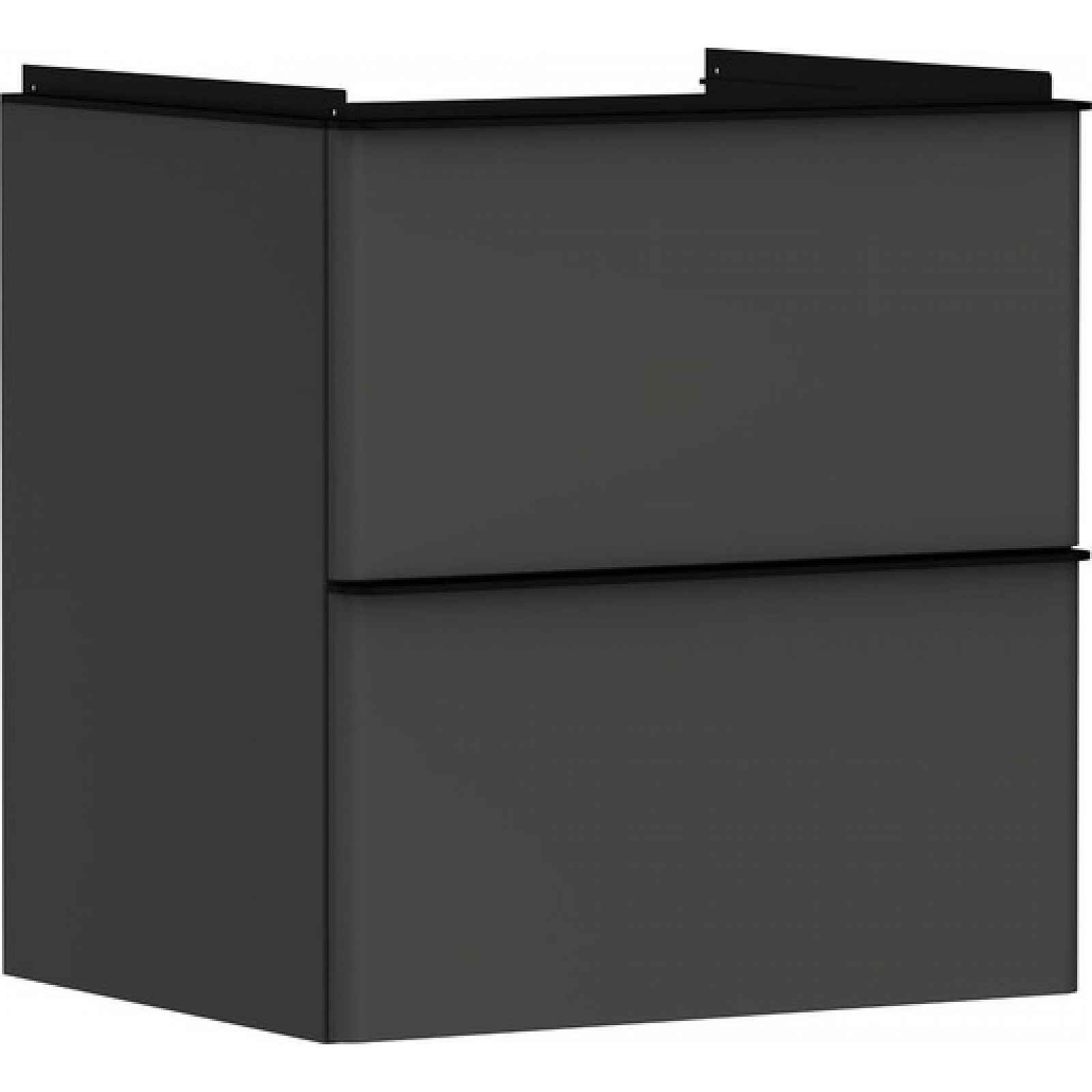 Skříňka pod umyvadlo bez umyvadla Hansgrohe Xelu Q 58x62,5x47,5 cm šedá matná 54024670