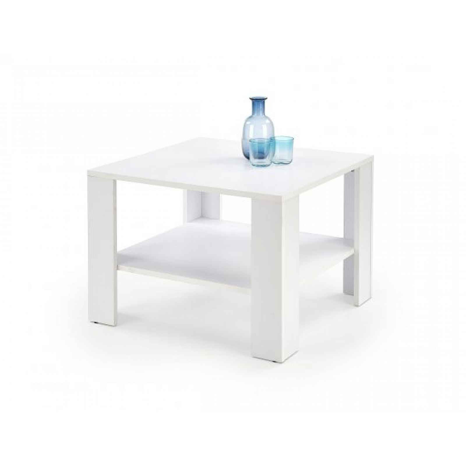 Konferenční stolek Kwadro Kwadrat, bílá