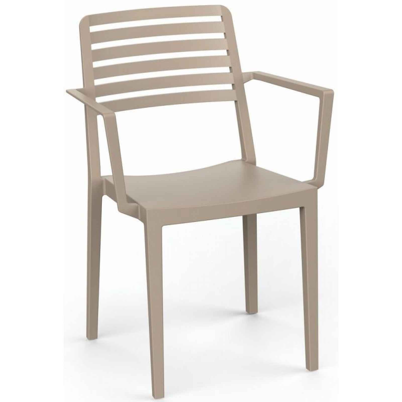 Křeslo ROW ARMCHAIR - taupe
