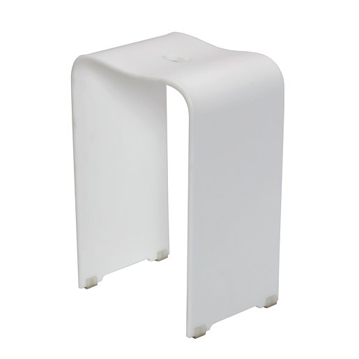 Stolička sprchová SAT volně stojící plast bílá